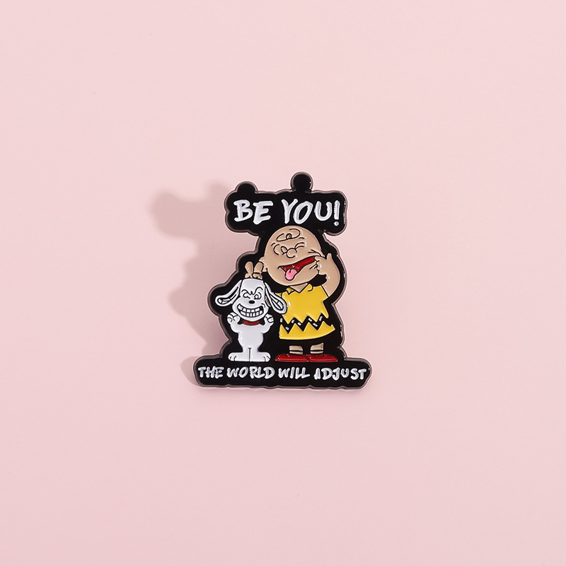 アニメキャラクターブローチ漫画アヒルドクター博士。 マウス犬 - Embroidery Bali のレビューと価格