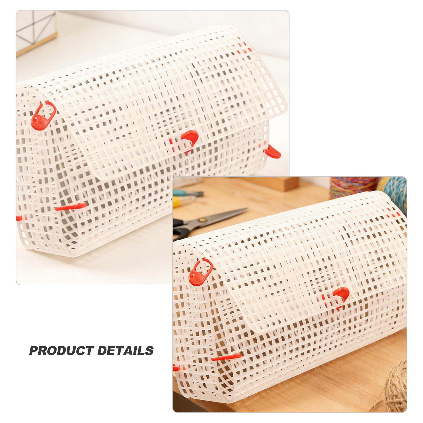 6枚入り、高品質DIYバッグ編み板、プラスチック製グリッドプ - Embroidery Bag のレビューと価格