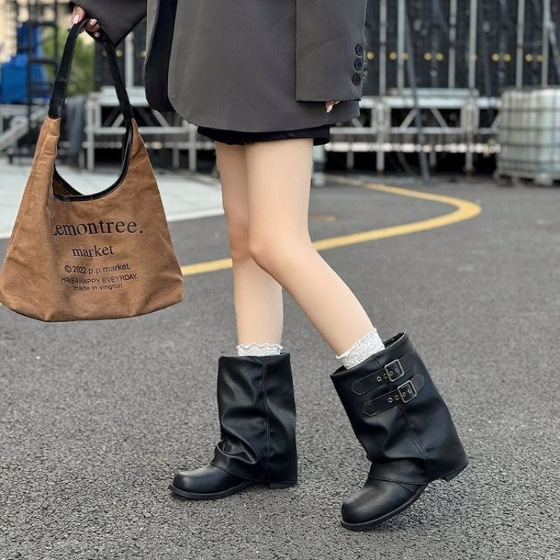 レディース、ダブルバックル付き、ゆったりとしたシルエットのミ - Embroidery Garments のレビューと価格