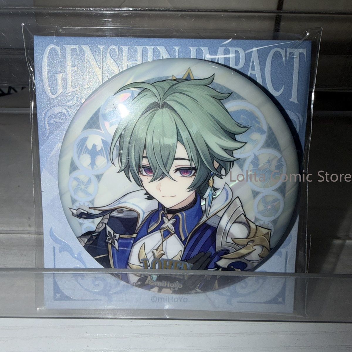 アニメ「原神」のローヘンのコスプレ用ブローチ。缶バッジ、バッ - Embroidery Reddit のレビューと価格